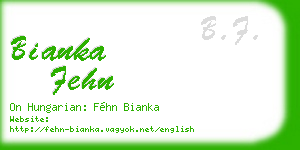 bianka fehn business card